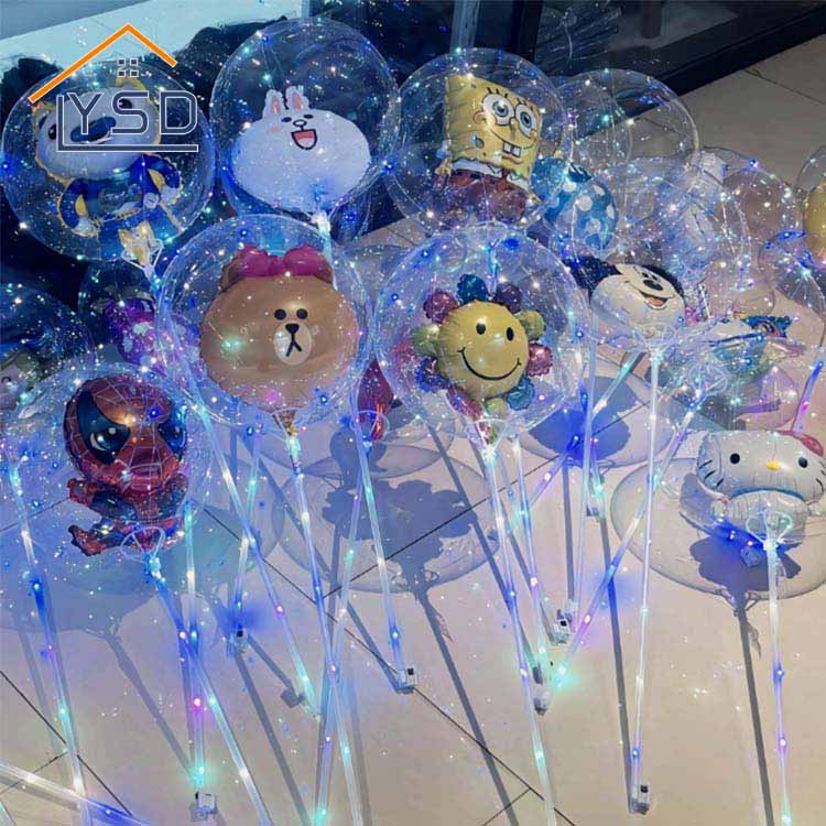 Balón bobo s mini fólii balón