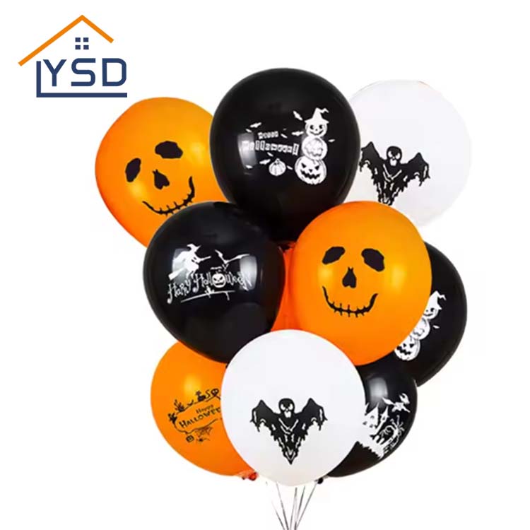 Halloweenské latexové balóny