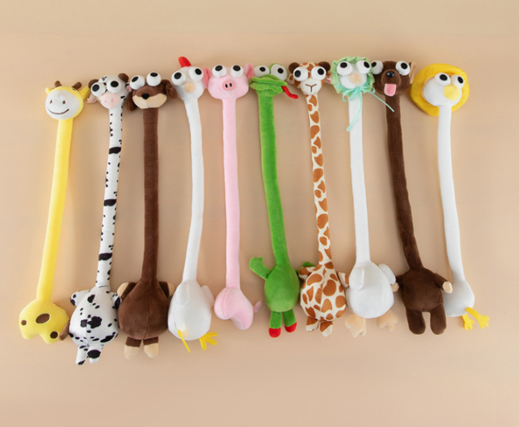 Long necked plush toy factory