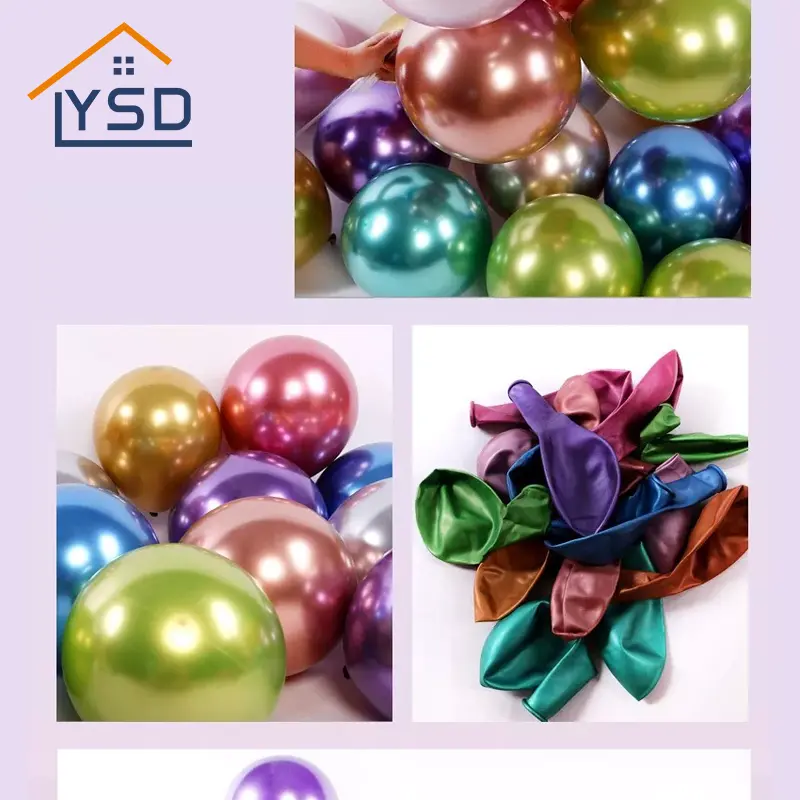 Kovový latex balón