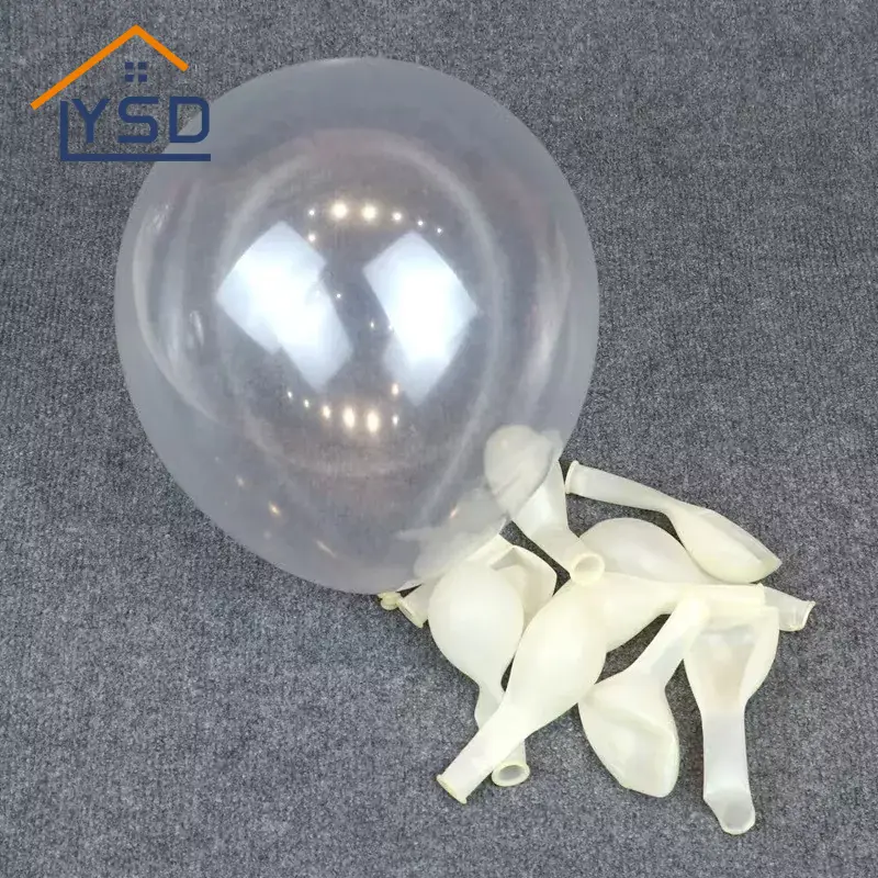 Transparentní latexové balóny