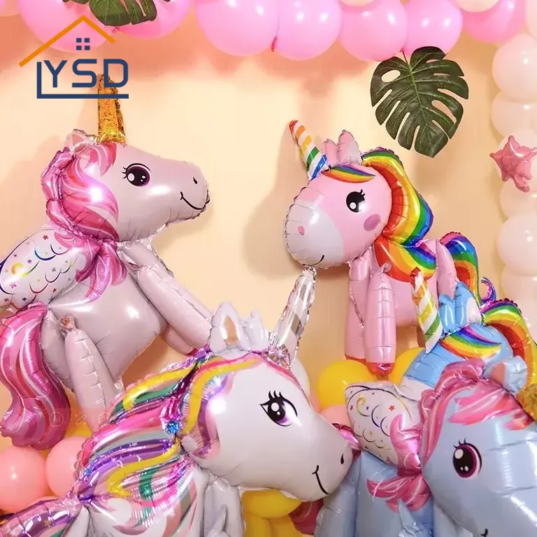 Unicorn fólie balónů