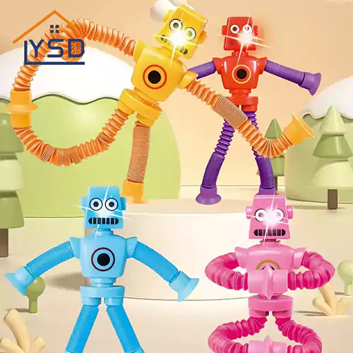 Všestranná hračka s dekompresní teleskopickou trubicí